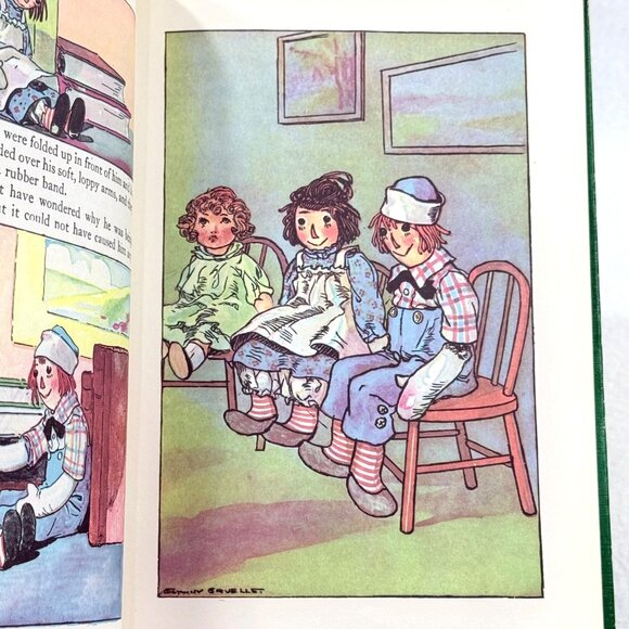 Vintage Raggedy Andy Stories By Johnny Gruelle Hardcover Childrens Book (1960) - Picture 7 of 8